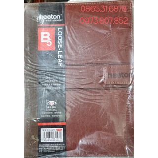 Sổ bìa da còng sắt Heeton B5 A16-823
