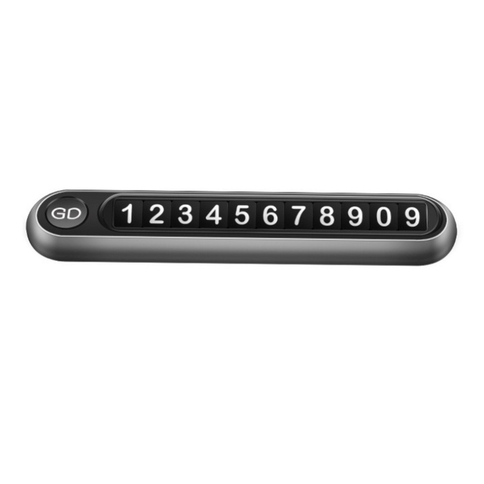 Bảng thẻ số điện thoại gắn trên xe hơi, ô tô cao cấp Mã sản phẩm DK-GD211