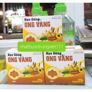 Kẹo gừng Ong Vàng - Hộp 10 túi x 2 viên