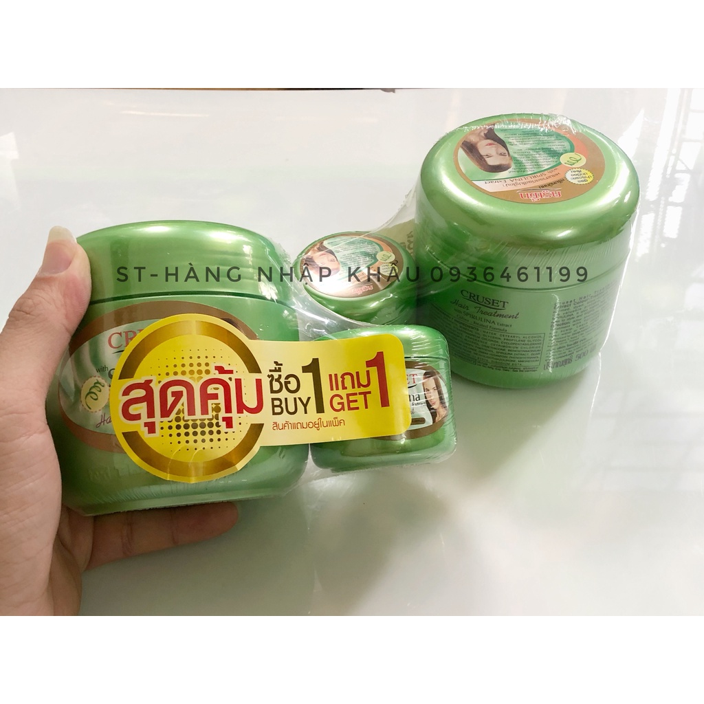 ủ tóc CRUSET TẢO XOẮN Thái Lan 500ml[ mua 1 chai to tặng chai nhỏ]