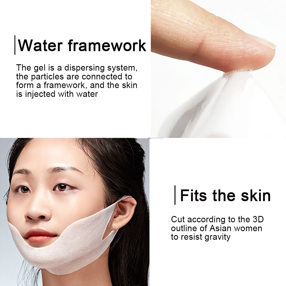 Mặt nạ đeo cằm dưỡng ẩm trẻ hóa làn da cho gương mặt thon gọn Vline