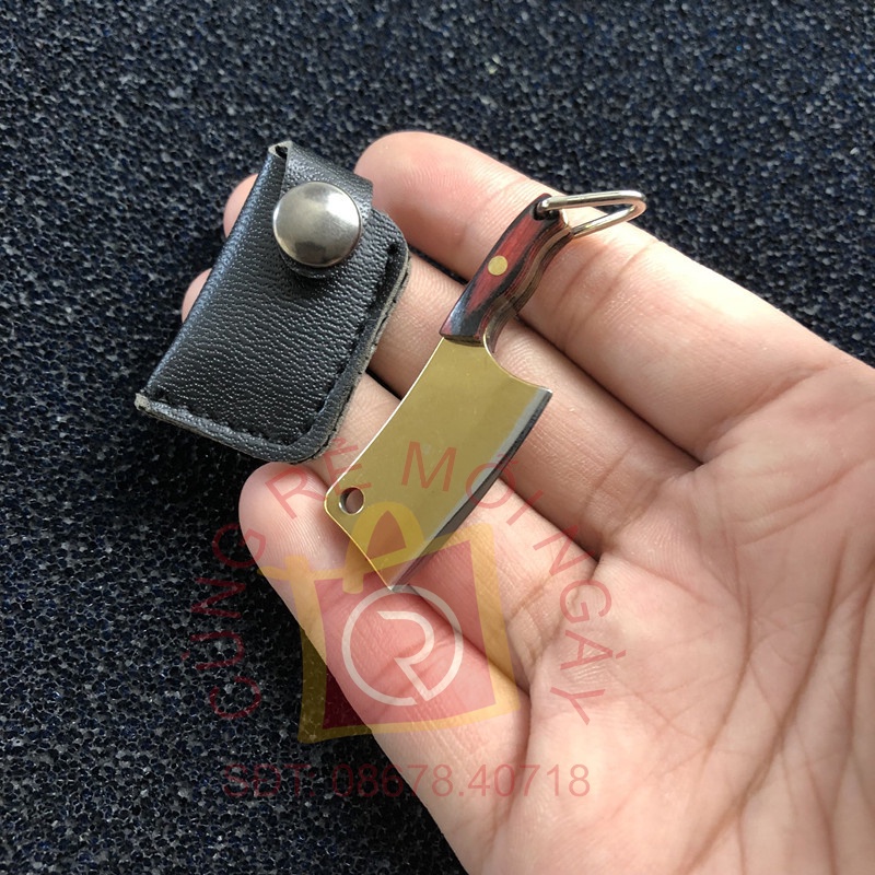 Dao bếp mini nhiều mẫu, màu titan, đồ khui bia