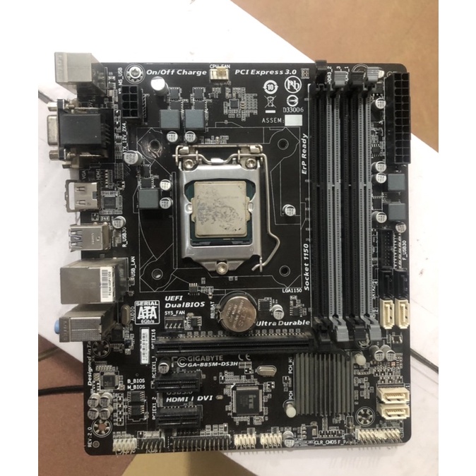 Main gigabyte B85M-DS3H socket 1150 đã test kĩ (k kèm chip)