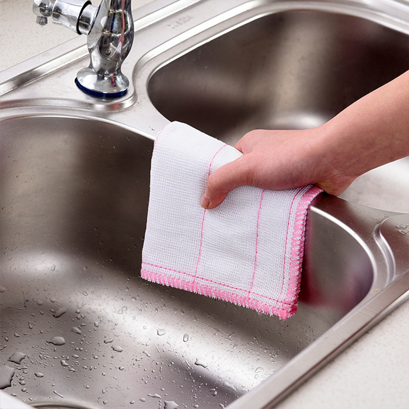 Khăn Lau Bằng Sợi Nhỏ Vệ Sinh Đa Năng Cho Nhà Bếp