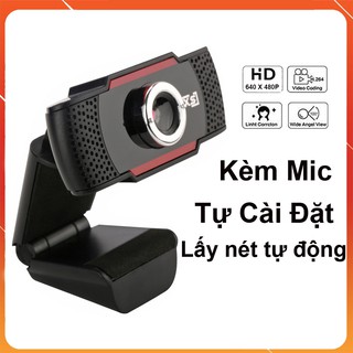 Webcam pc laptop HXSJ S20 học online,trực tuyến tích hợp Mic truyền tải HA âm thanh trung thực