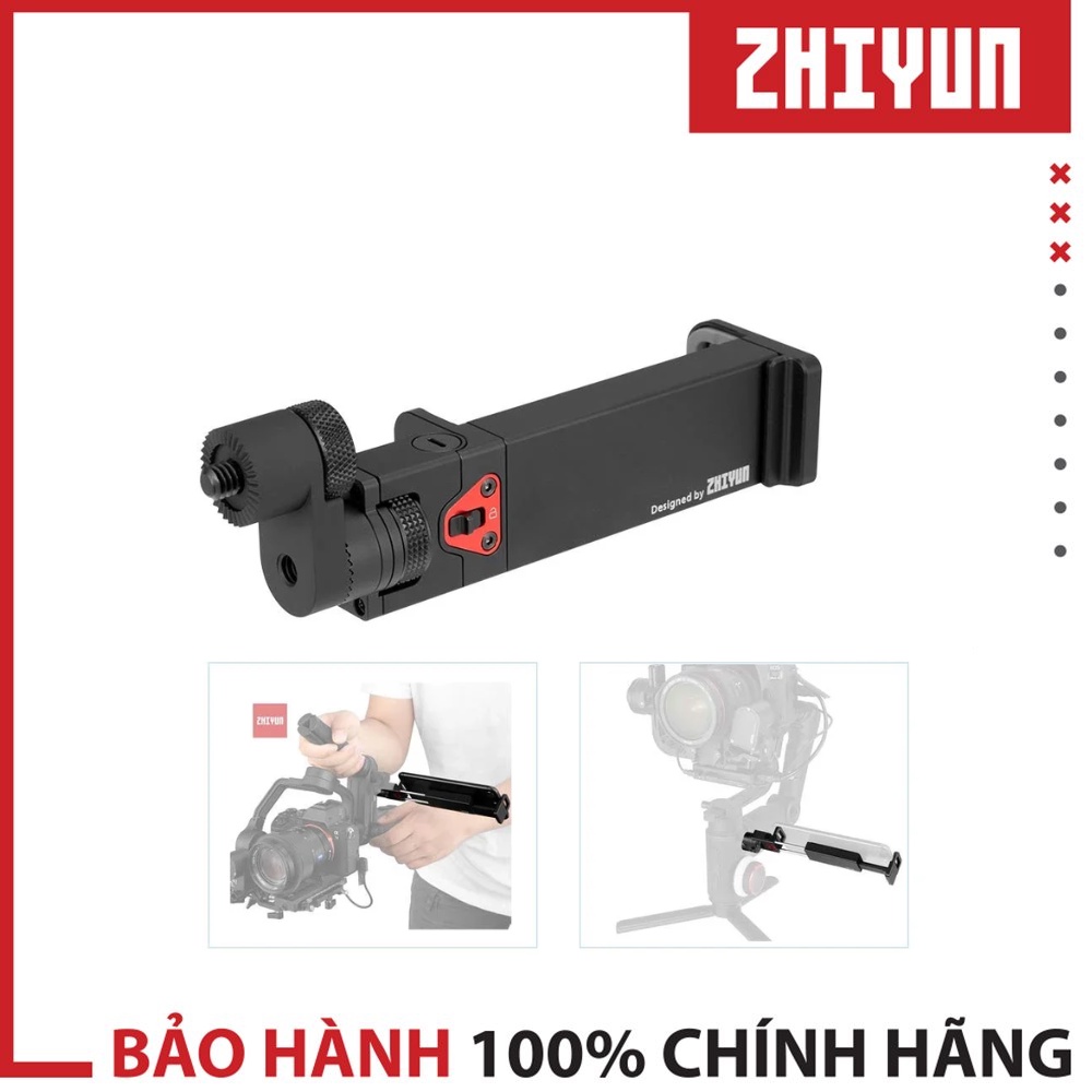 Ngàm kẹp điện thoại dùng trên Gimbal - TransMount Phone Holder with Crown Gear