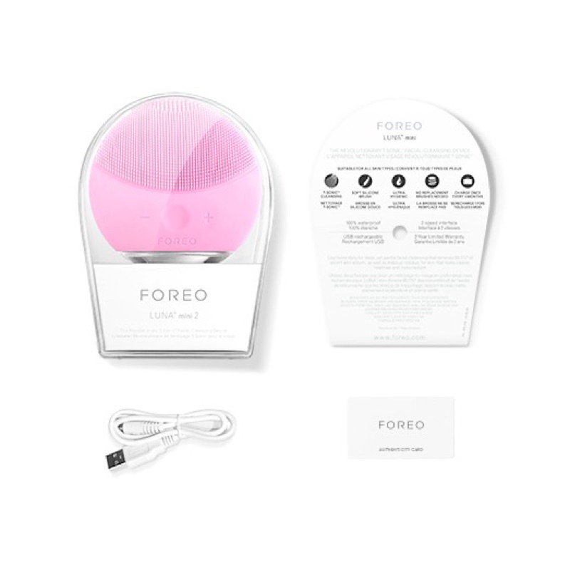 Máy rửa mặt chính hãng Foreo Luna Mini 2 (Đủ bill - Free bảo hành hãng 2 năm)