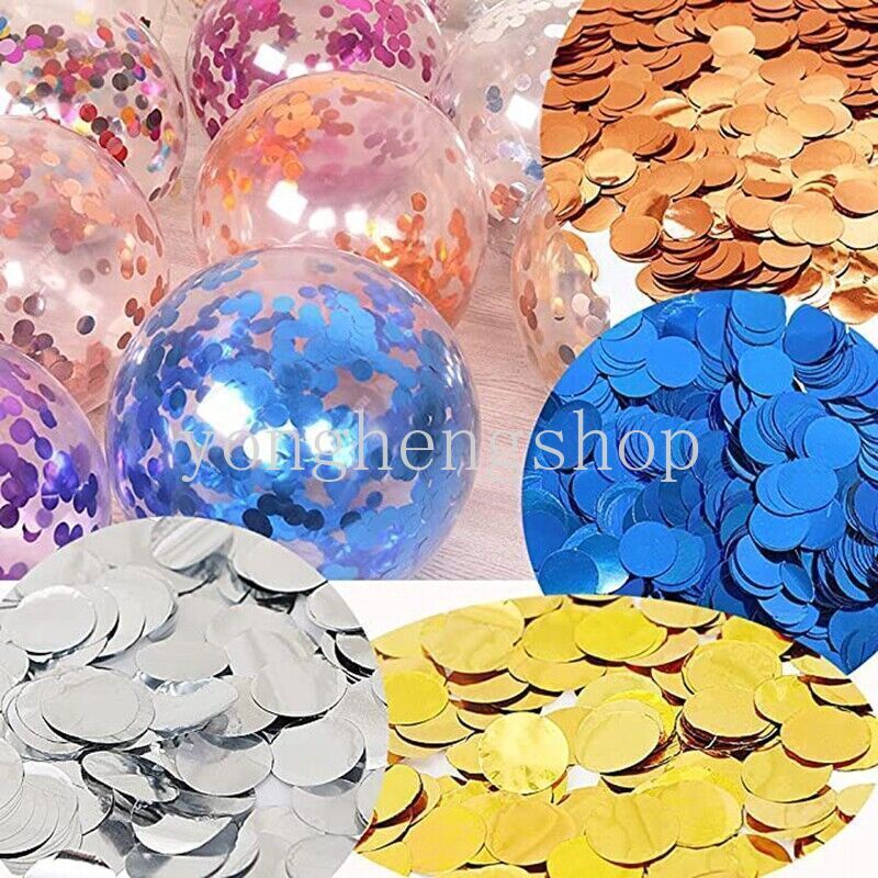 Túi 20g Hạt Kim Sa Tròn 1.5cm Nhiều Màu Trang Trí Bong Bóng
