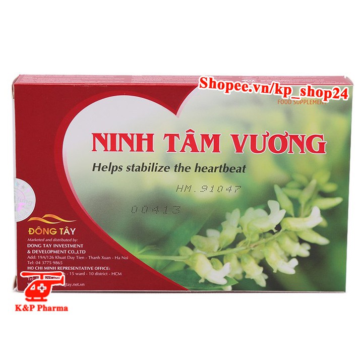 ✅ [6 TẶNG 1] Ninh Tâm Vương – Giúp giảm hồi hộp, tim đập nhanh, tăng cường tuần hoàn máu, ngừa suy tim, bệnh mạch vành