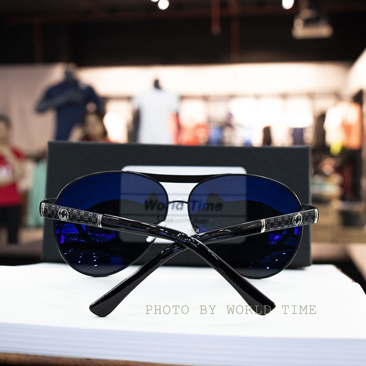 Kính mát nam G1103 đen tròng Polazied, chống lóa,Full box ,thời trang cao cấp bảo hành 12 Tháng | BigBuy360 - bigbuy360.vn