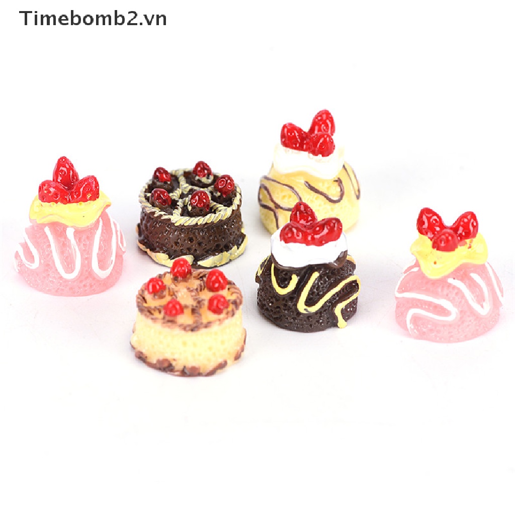 Set 2 / 5 Mô Hình Kem Giả mini Trang Trí