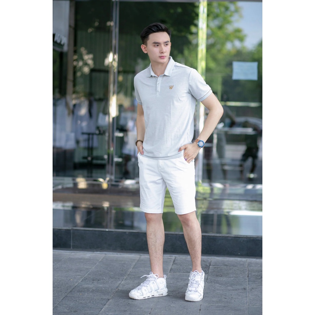 Bộ Quần Áo Polo Nam Có Cổ Tay Lỡ Cao Cấp Trẻ Trung KJ Chất Vải Spanex Không Xù Lông Tôn Dáng KJ-Vua Quần Jeans