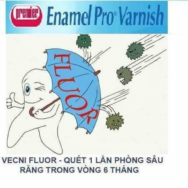 Kem Bôi Răng, Ngừa Sâu Răng, Chống Sún răng Cho Bé VECNI FLOUR