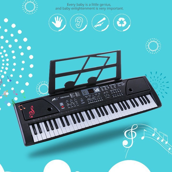 Đàn Piano Điện Tử Cho Người Mới Học Đàn Organ Electronic Keyboard Đàn 61 Phím