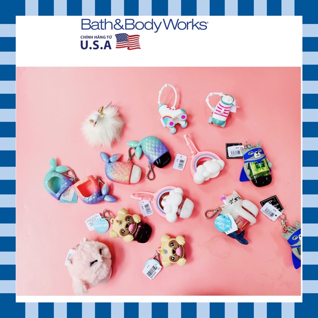 Móc khoá để gel rửa tay khô Bath and Body Works