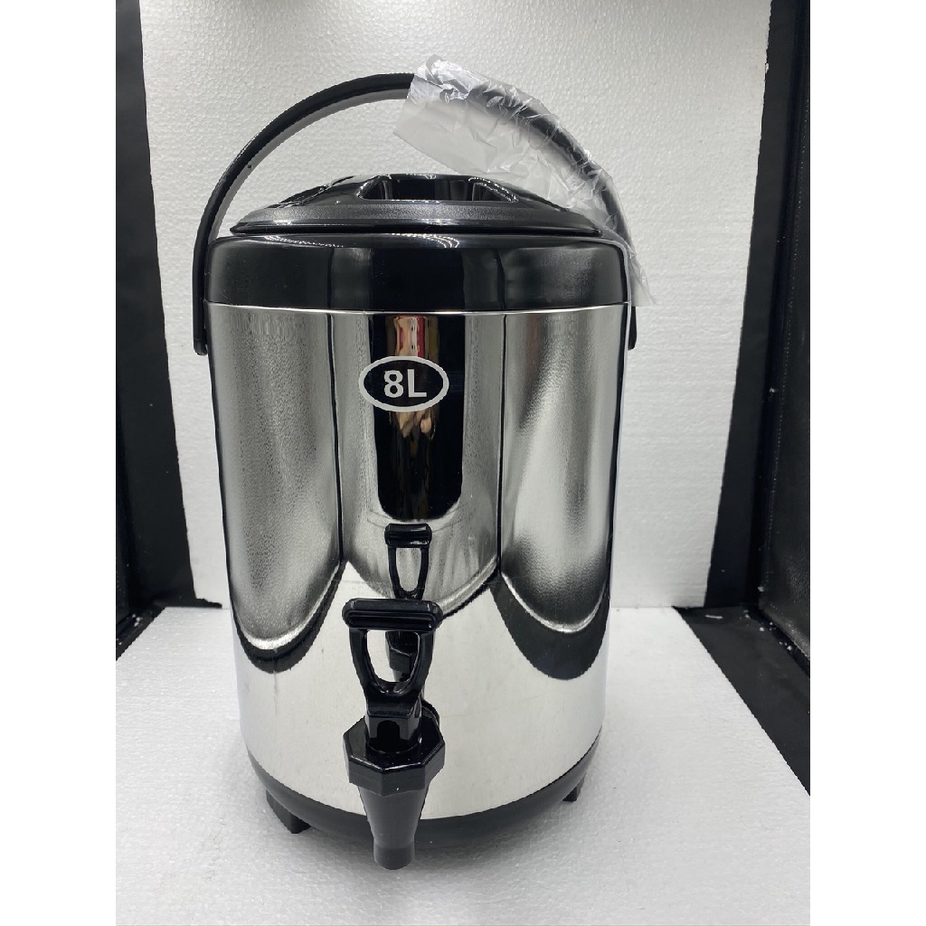 Bình Đựng Đá Inox, Bình Giữ Nhiệt Ủ Trà Inox Có Vòi Tiện Dụng 6L, 8L, 10L
