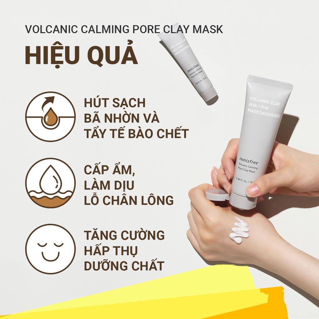 [Mã COSIF05 giảm 10% đơn 400K] Bộ làm sạch và se khít lỗ chân lông Innisfree Volcanic Pore Set