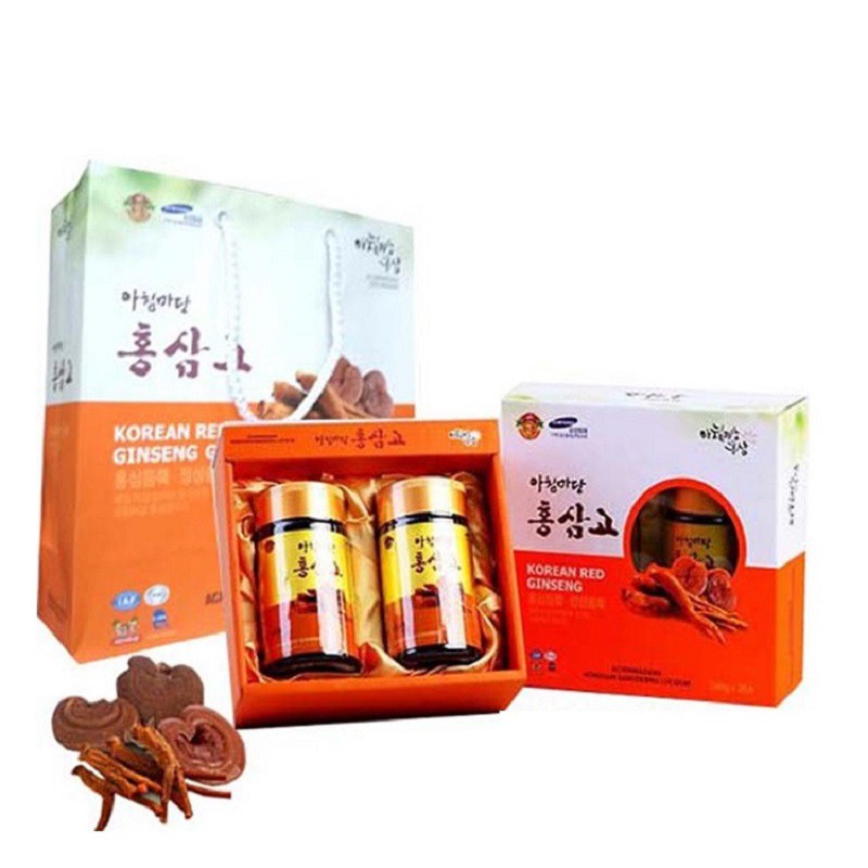 [ Chính Hãng ] Cao Hồng Sâm Linh Chi Achimmadang Hàn Quốc, Hộp 2 Lọ * 240g, Giúp Bồi Bổ, Nâng Cao Sức Khỏe Toàn Diện