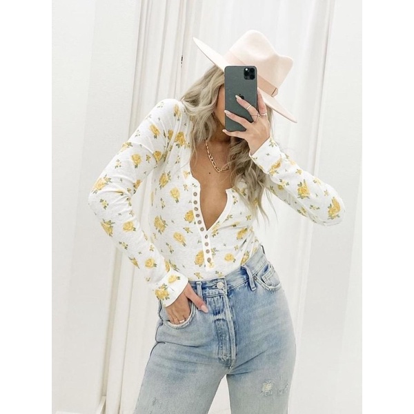 Áo bodysuit free people chính hãng