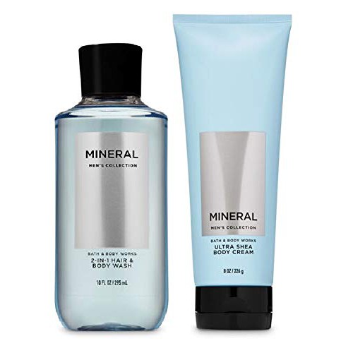 Kem dưỡng ẩm cơ thể cho nam giới Bath &amp; Body Works Mineral Ultra Shea Body Cream 226g (Mỹ)