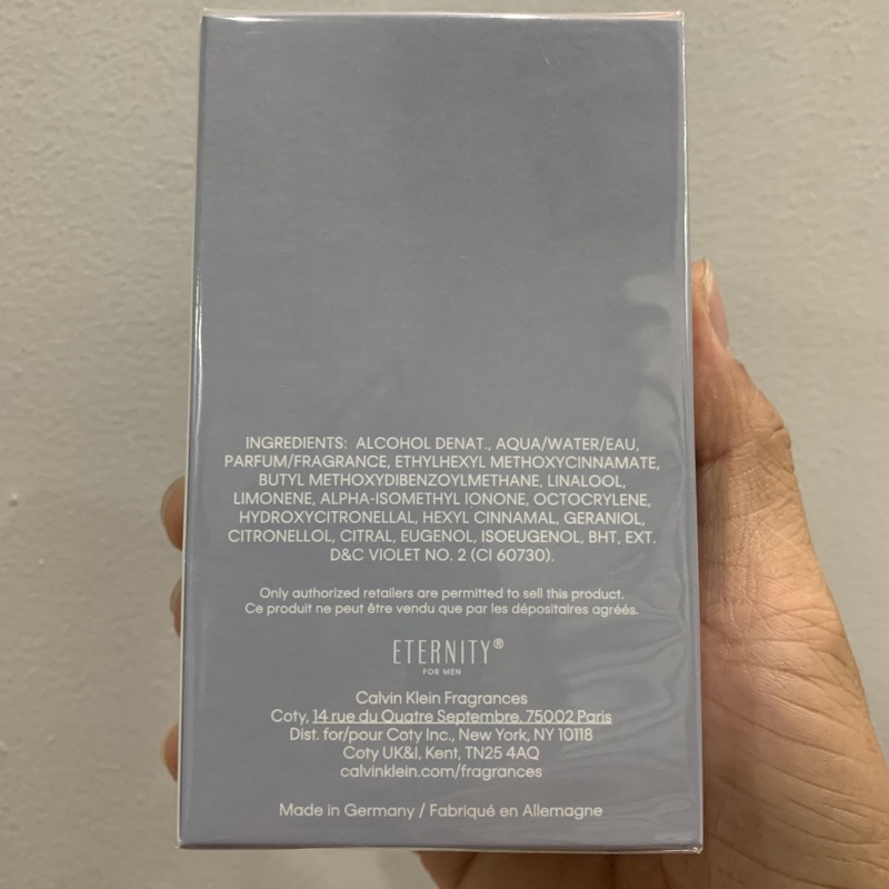 Nước hoa ck eternity for men aqua 100ml full seal