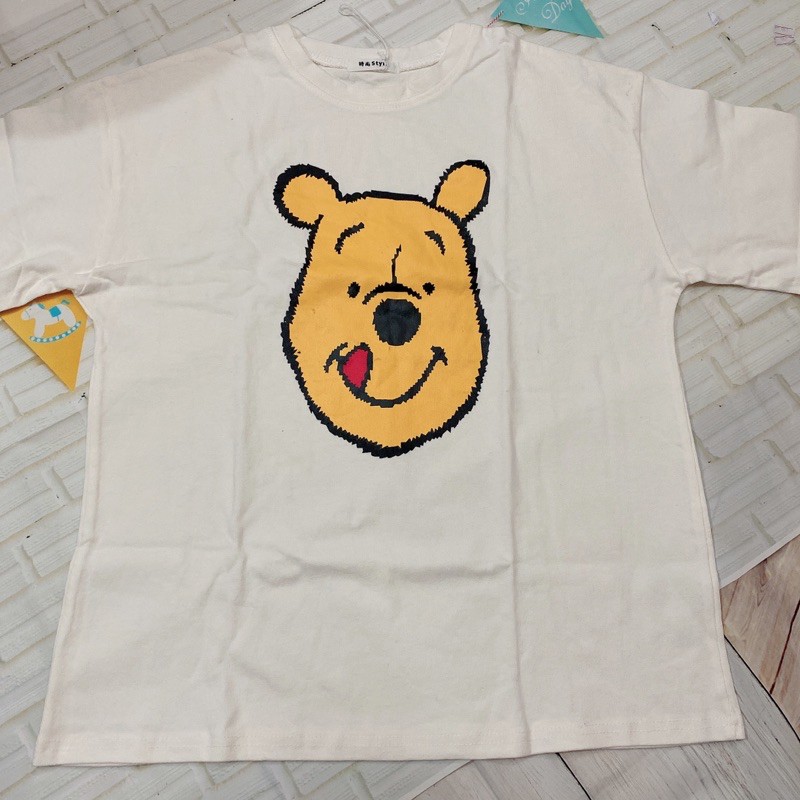 Áo thun gấu Pooh oversize