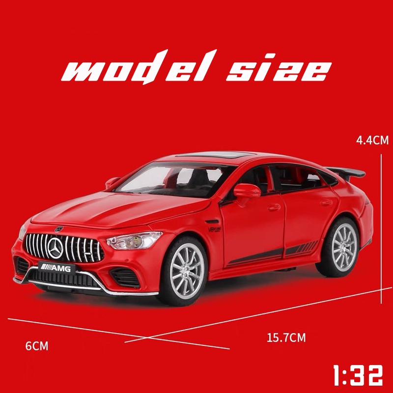 Mô Hình Xe Hơi Mercedes Benz GT63 Bằng Hợp Kim Tỉ Lệ 1: 32 Có Đèn Và Âm Thanh Độc Đáo Sống Động