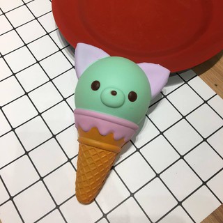 Squishy Kem Ốc Quế Gấu Đáng Yêu