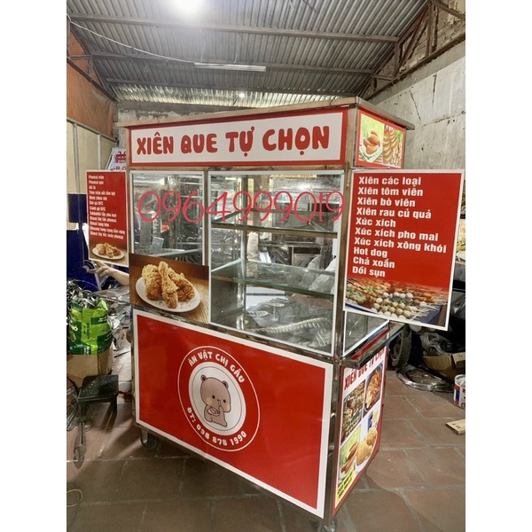 Xe bán xiên que tự chọn