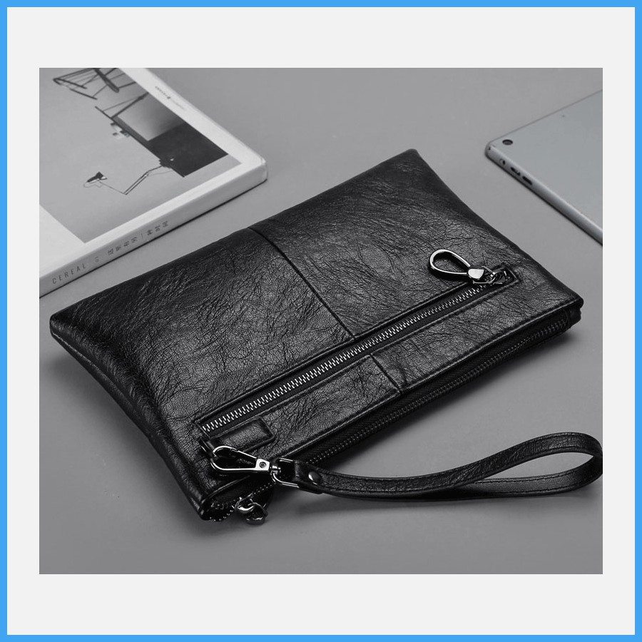 Ví cầm tay nam, túi clutch nam da PU cao cấp MS 2006 | BigBuy360 - bigbuy360.vn