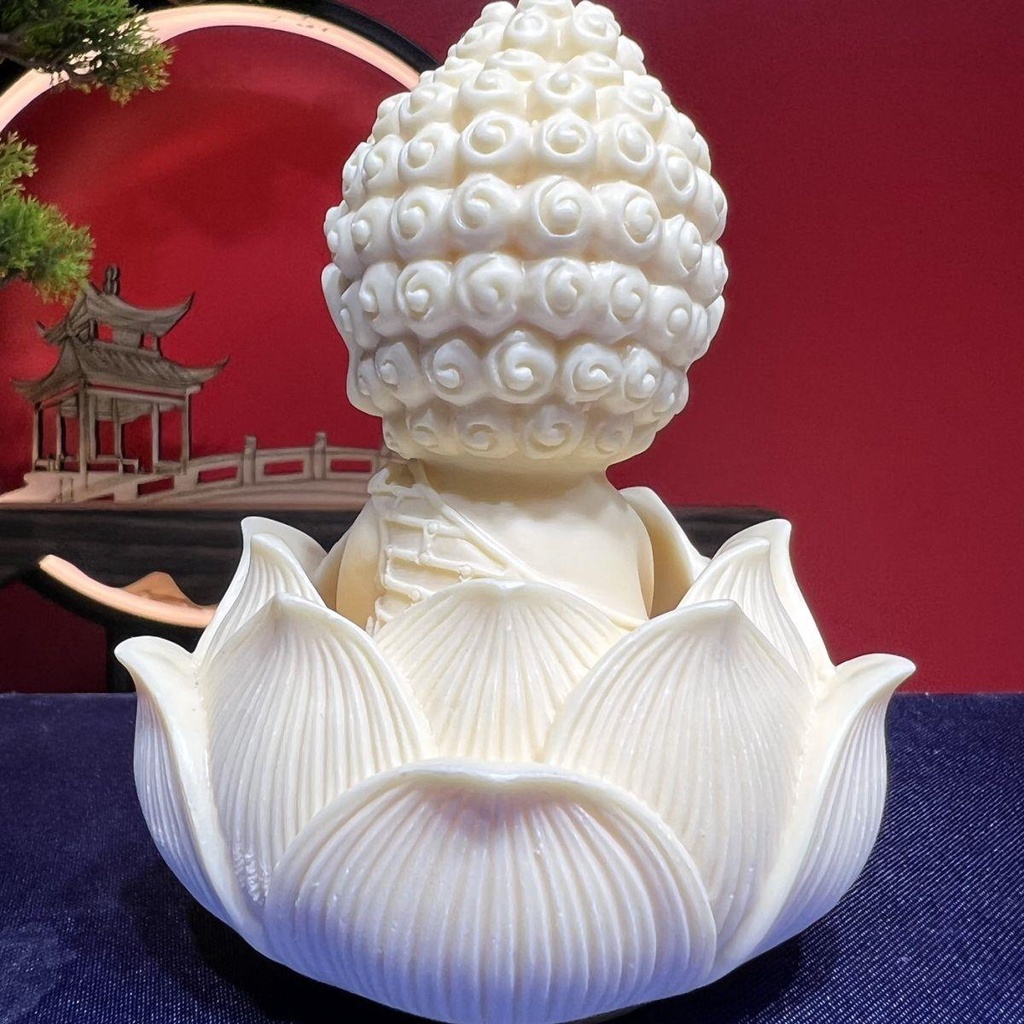 Tea pet Bàn Tay Phật Hoa Sen / Trái Cây / Tượng Phật Sakyamuni Phiên Bản Q Tathagata