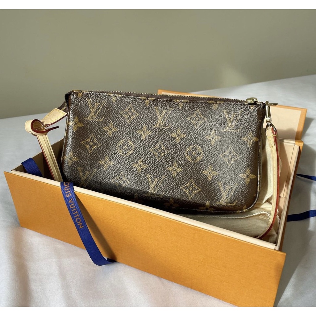 Túi xách nữ đeo vai cầm tay LV POCHETTE kẹp nách cao cấp