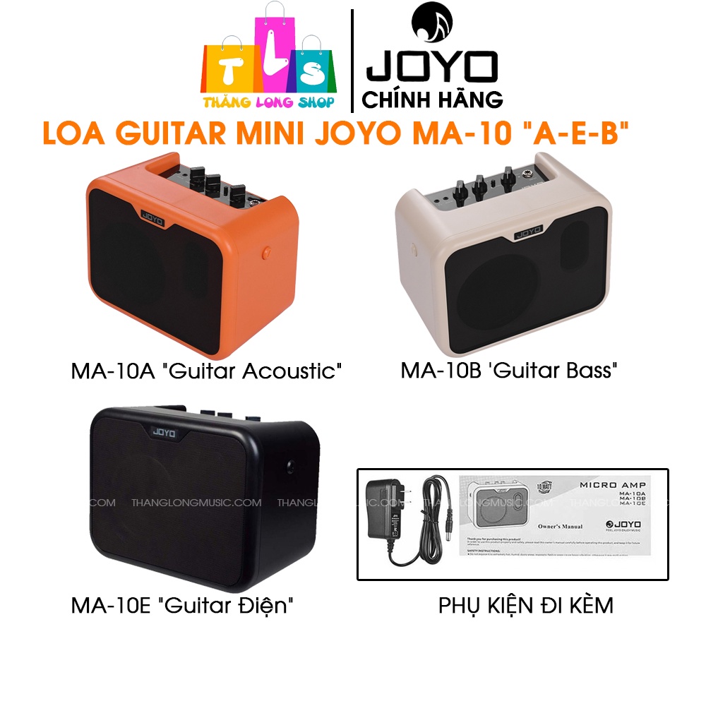 Amply - loa guitar mini JOYO MA-10 cho guitar ACOUCTIC( MA-10A ) , ELECTRIC( MA-10E ) , BASS( MA-10B )