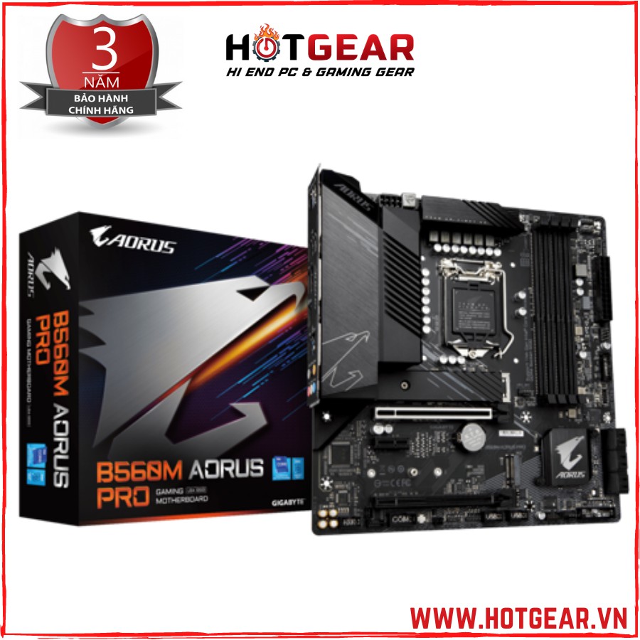 Bo mạch chủ Mainboard GIGABYTE B560M AORUS PRO Chính hãng
