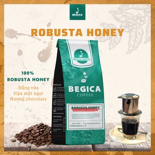 Cà phê Robusta Honey 100% rang xay nguyên chất - dùng pha phin, pha máy
