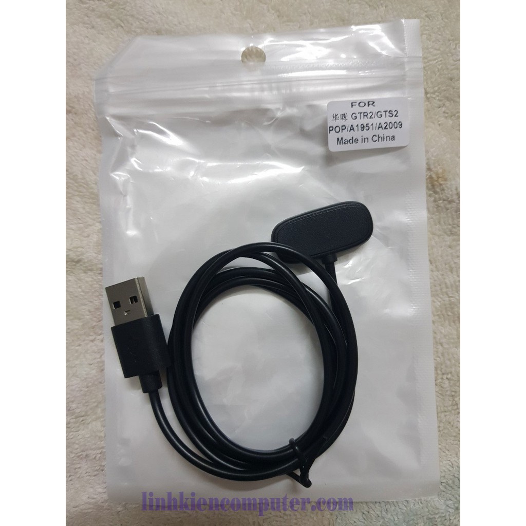 Dây cáp sạc usb cho đồng hồ Amazfit Amazfit GTR 2 / GTS 2 / Bip U / -pop / GTR 2e / Zepp E