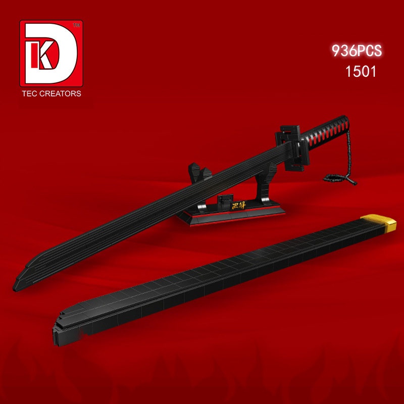 Đồ Chơi Lắp Ráp Kiểu Lego Thanh Kiếm Zangetsu Của Kurosaki Ichigo Anime Bleach No1501 Với 932 Mảnh Ghép