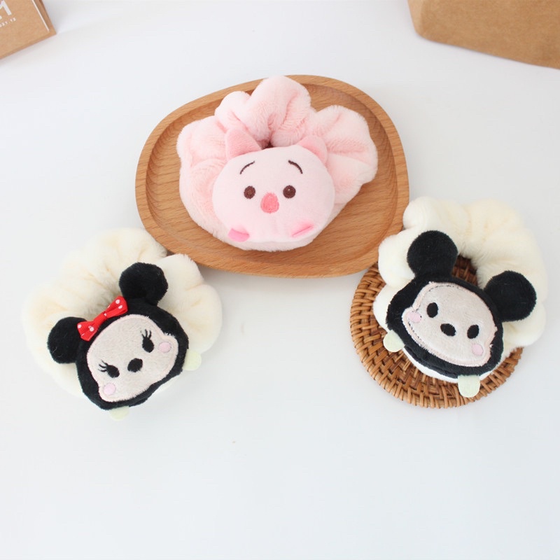 Dây cột tóc nhung thú bông Sanrio Kuromi xinh xắn