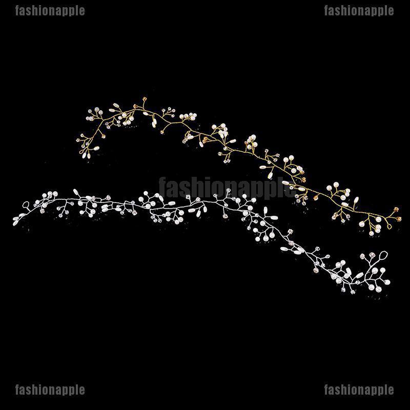 ❀❀ Cài Tóc Đính Ngọc Trai Giả 50cm Cho Cô Dâu