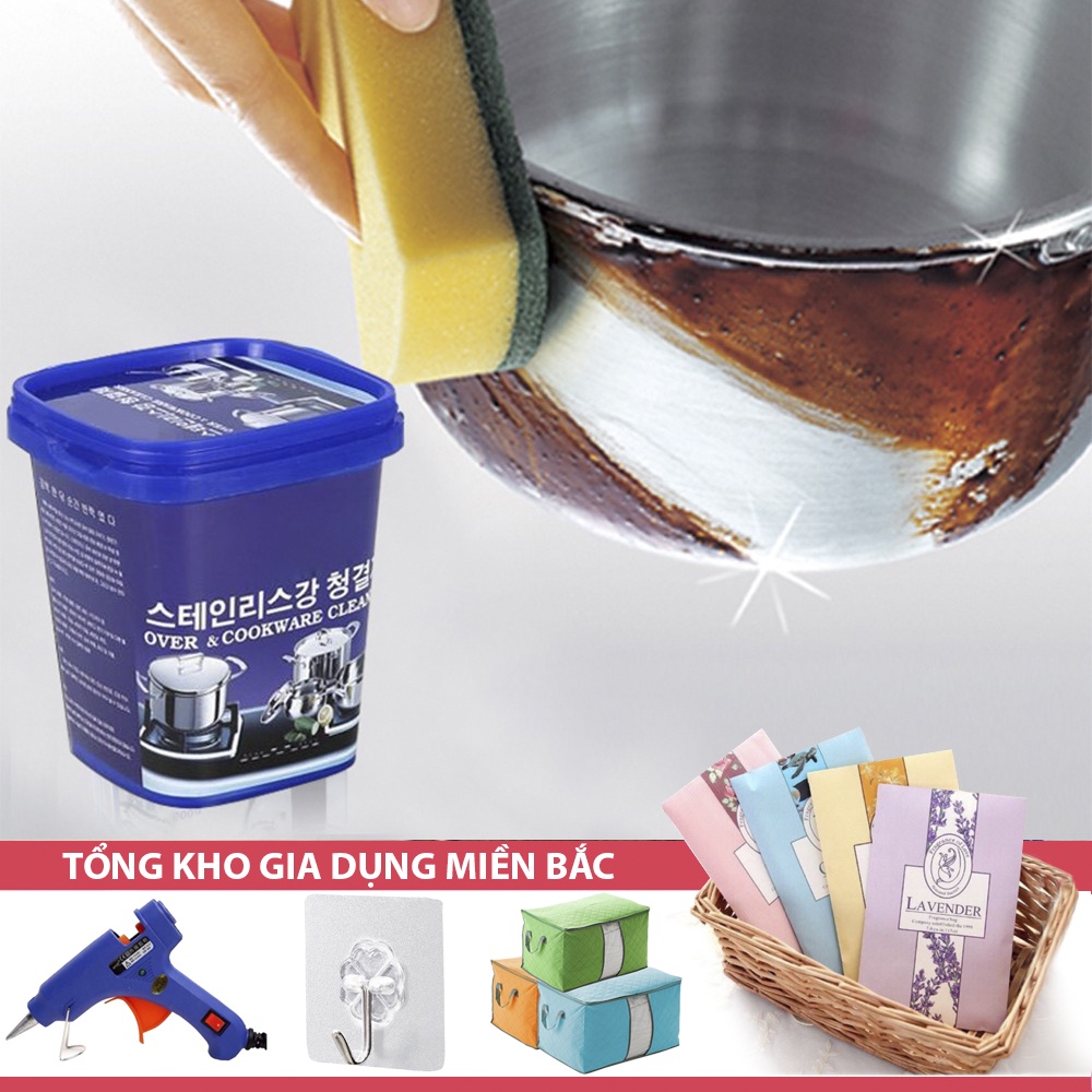 [Tổng Kho Sỉ] KEM TẨY INOX, Đánh Xoong Nồi Nhà Bếp Trắng Như Mới - HỘP XANH