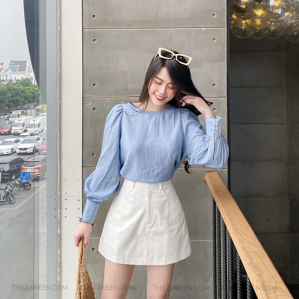 ZAREEN | CHÂN VÁY CHỮ A BASIC ZAREEN VAA29 TRẮNG