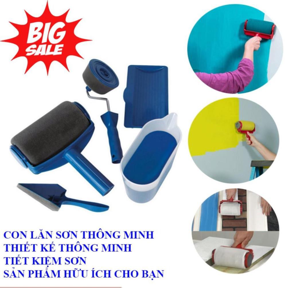 Bộ lăn sơn thông minh công nghệ mới. Con lăn sơn thông minh 5 món tiện lợi 206772