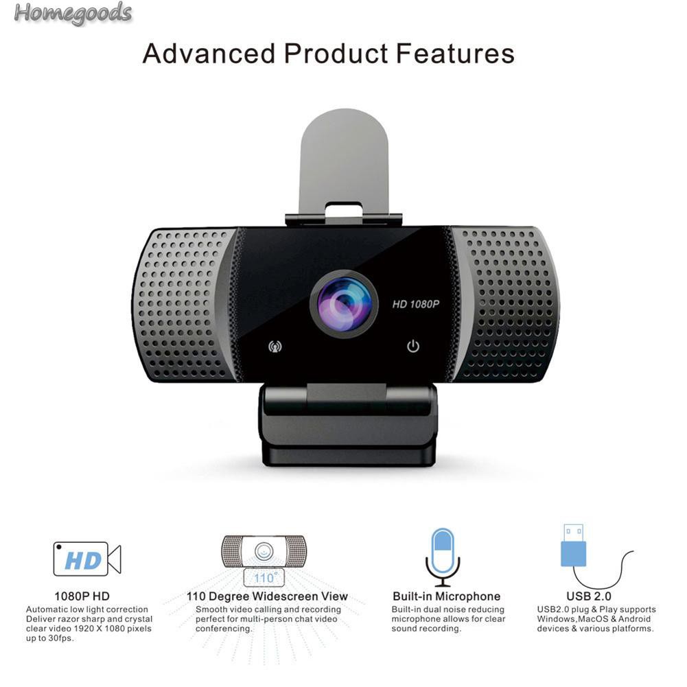 Webcam 1080p Hd Cho Máy Tính | BigBuy360 - bigbuy360.vn