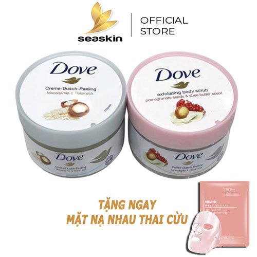 Tẩy Da Chết Toàn Thân Dove Creme Dusch Peeling