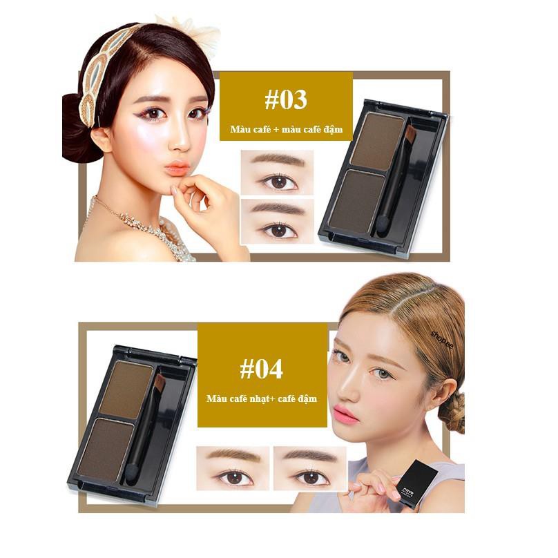 Bột tán chân mày 2 màu/ bột tán mày/ chì kẻ mày/ Eyebrow powder NOVO | BigBuy360 - bigbuy360.vn