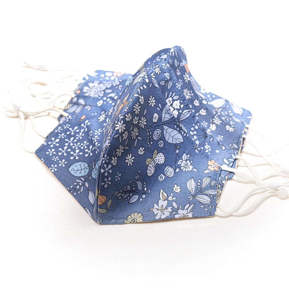 Khẩu Trang Vải Nemo Hoa Mùa Hè, có nút tăng giảm dây dễ điều chỉnh - KTHTX2M | BigBuy360 - bigbuy360.vn