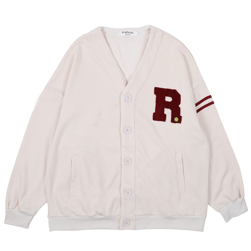 Áo khoác cardigan bằng vải dệt kim thời trang phong cách Hàn Quốc cho nam