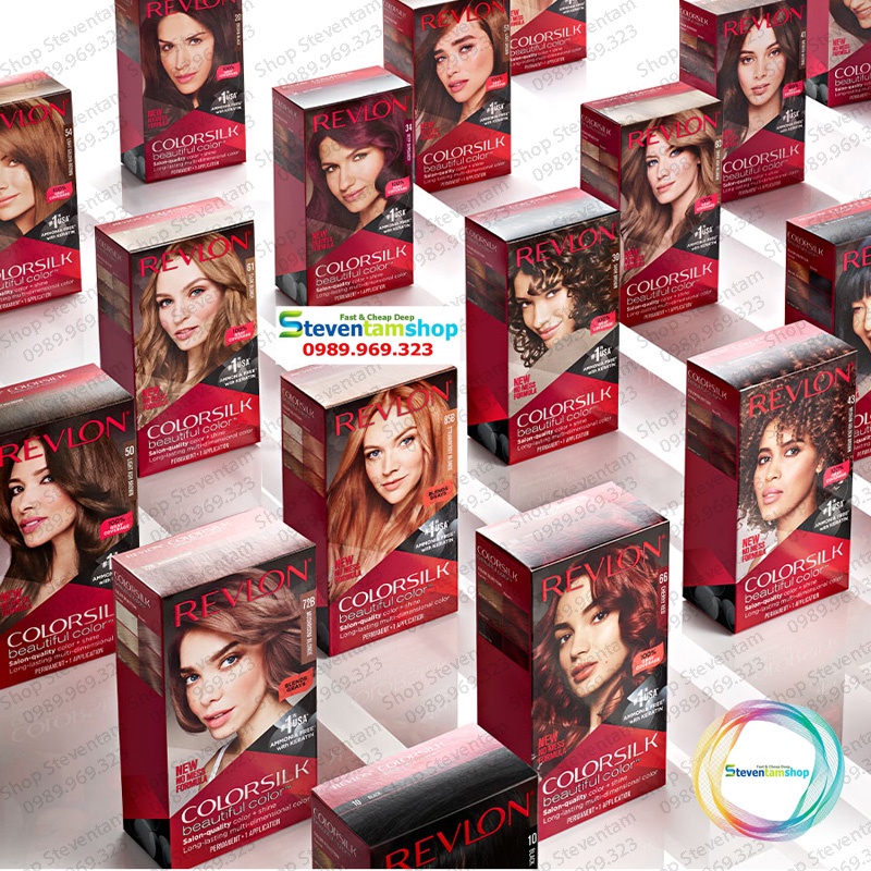 Thuốc nhuộm tóc Revlon Colorsilk đủ số