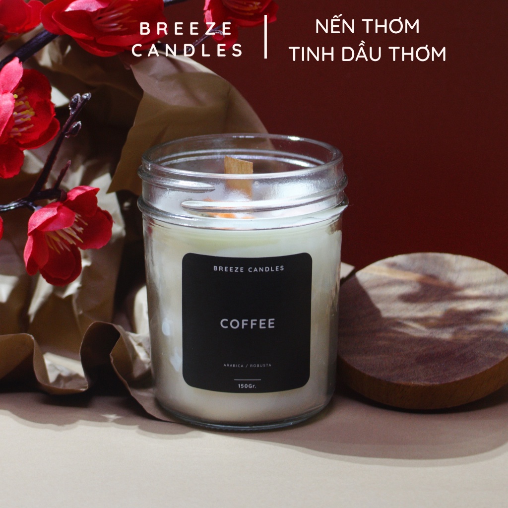 Nến thơm thiên nhiên hương cà phê ấm áp - COFFEE - 150gr
