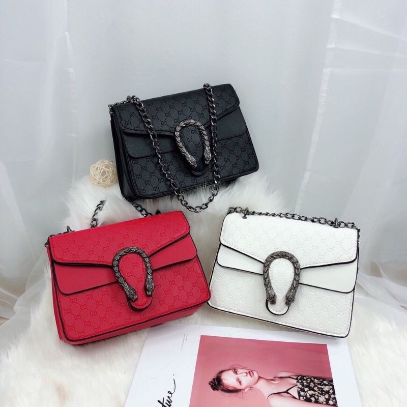 [Clip Thật]Túi Đầu Rồng Nữ Siêu Xinh 3 Màu